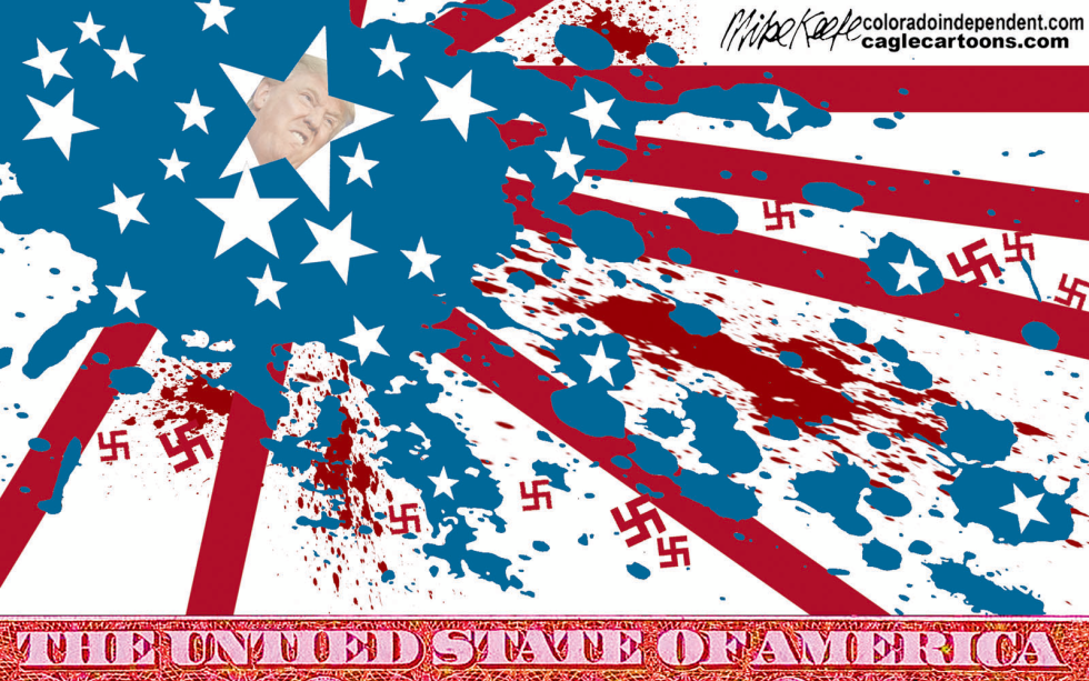  THE UNTIED STATE OF AMERICA by Mike Keefe