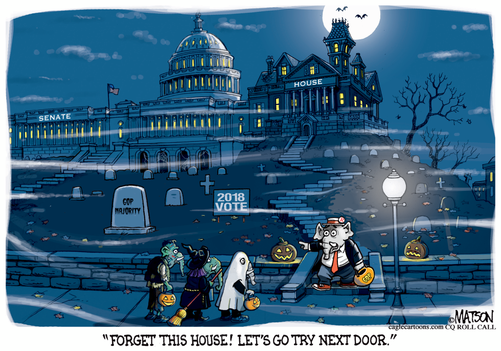  HAUNTED HOUSE REPUBLICANS by RJ Matson