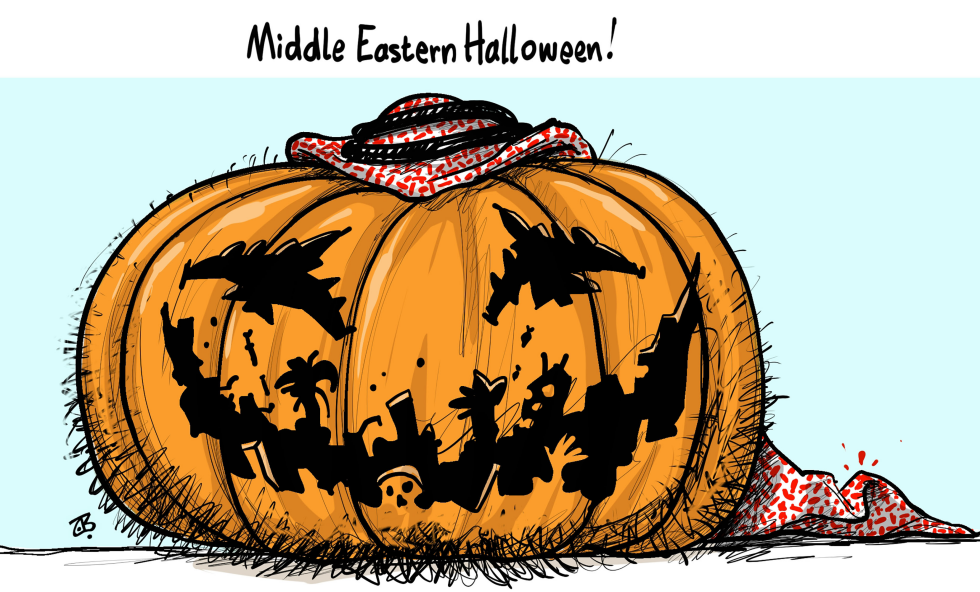  MIDDLE EASTERN HALLOWEEN by Emad Hajjaj