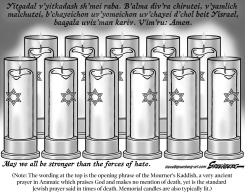 PITTSBURGH MEMORIAL PRAYER BW by Steve Greenberg