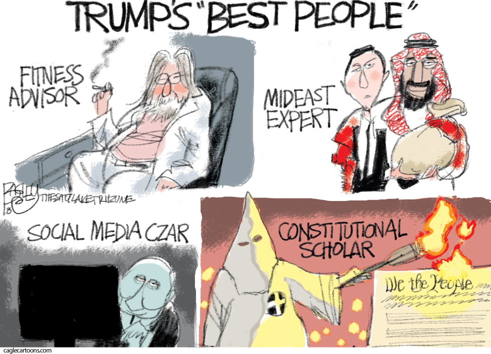  TRUMP BEST PEOPLE by Pat Bagley