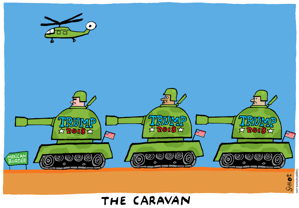  THE TRUMP CARAVAN by Schot