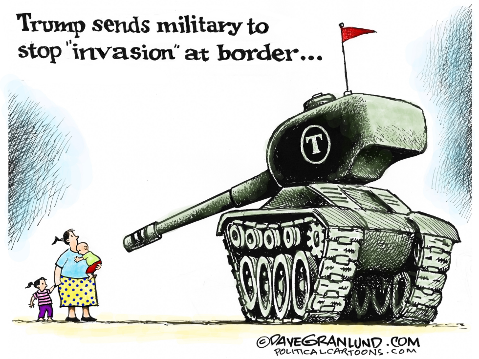  BORDER INVASION by Dave Granlund