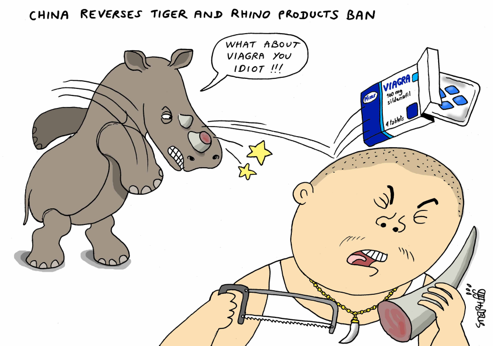 China reverses ban on Rhino products