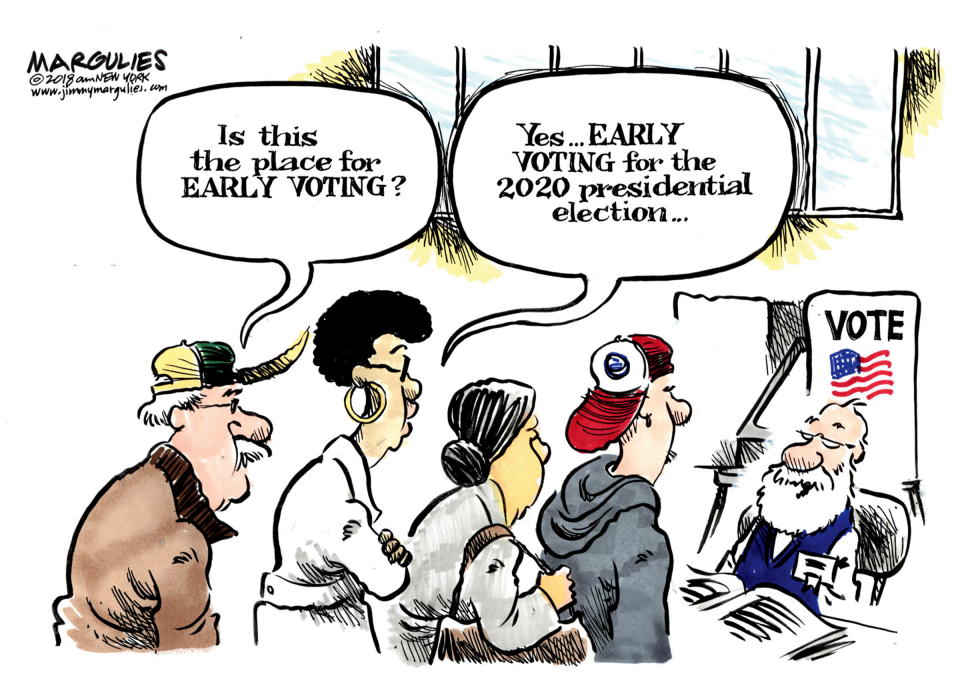 2018 Midterm voting color