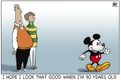 MICKEY MOUSE AT 90 by Randy Bish