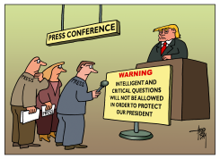 PRESS CONFERENCE TRUMP by Arend Van Dam