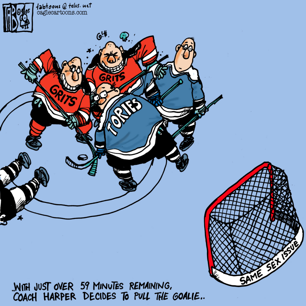 Canada Pull the goalie COLOUR