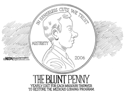 MISSOURI-THE BLUNT PENNY by R.J. Matson