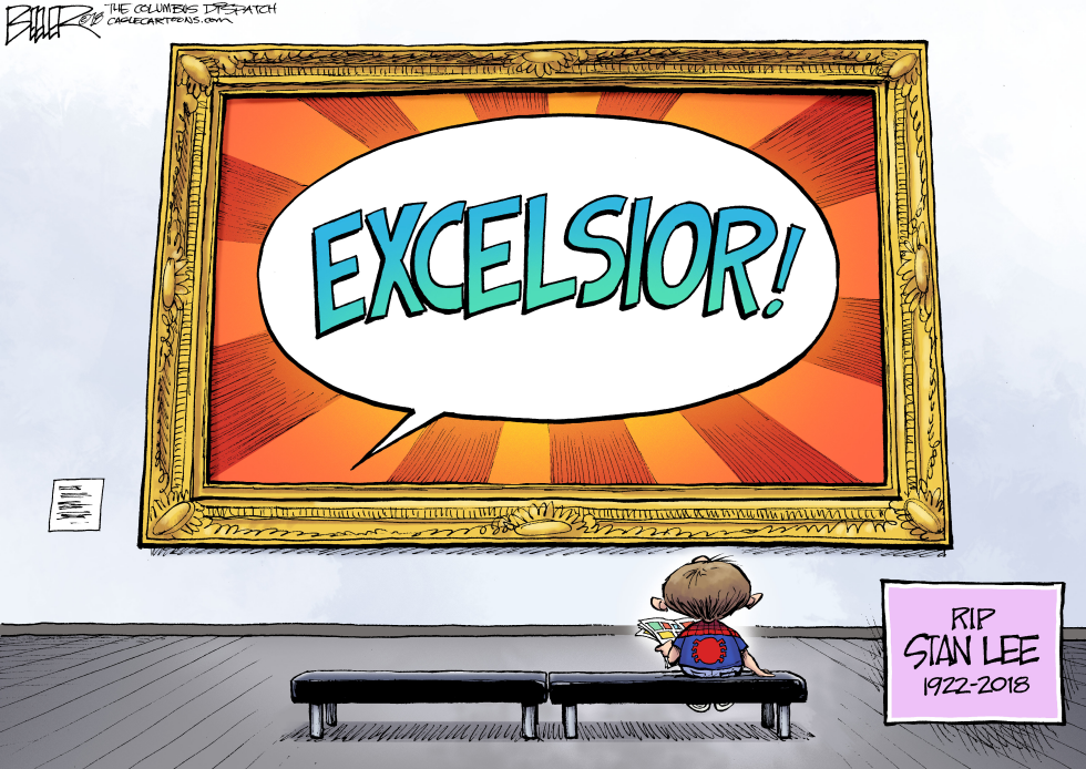  RIP STAN LEE by Nate Beeler