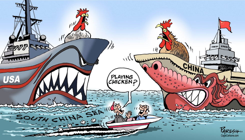  US CHINA IN SCHINA SEA by Paresh Nath