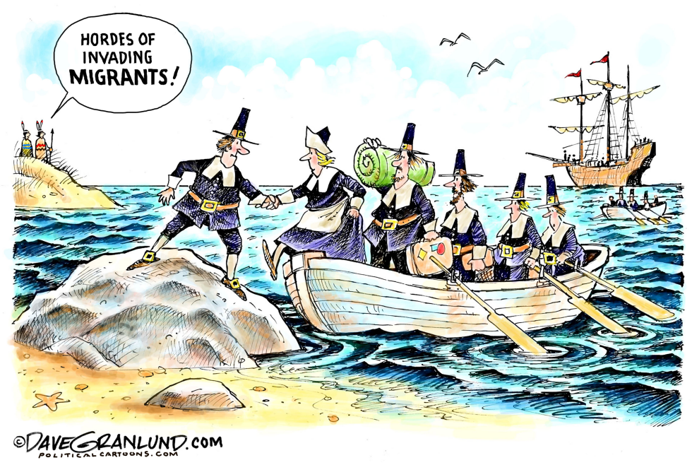 Invading migrants 1620