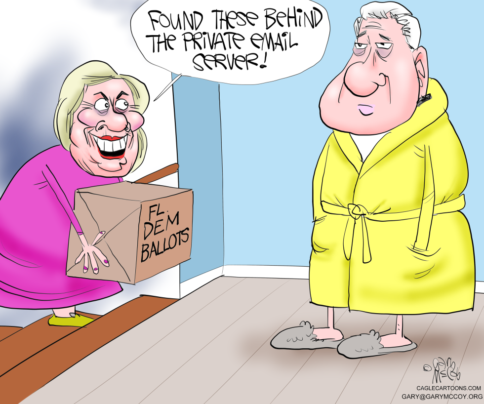  HILLARY FINDS BALLOTS by Gary McCoy