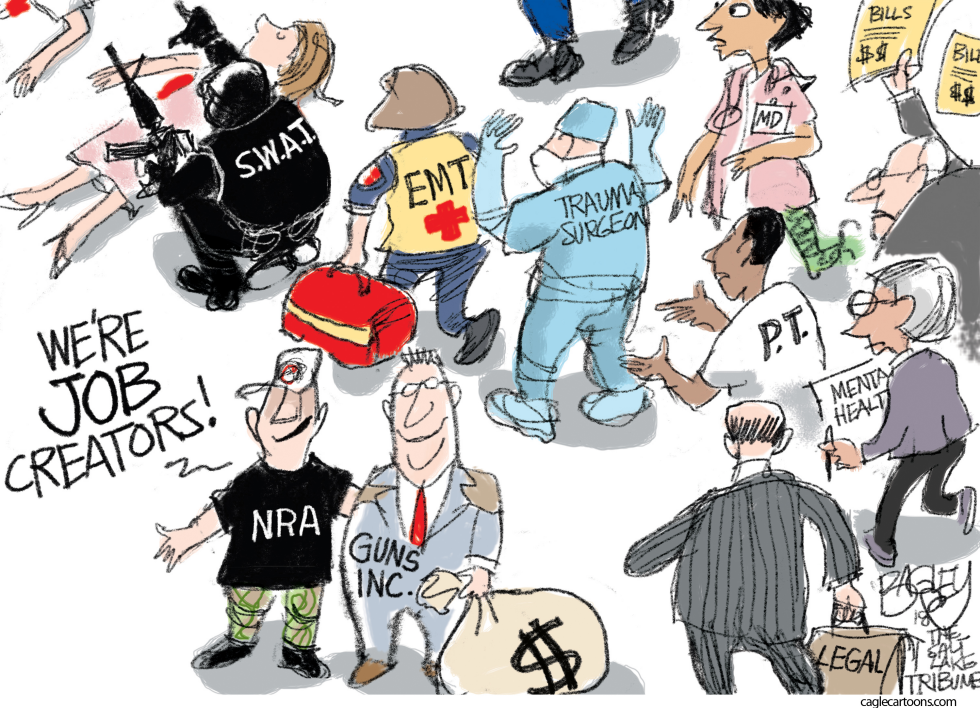  GUN JOBS by Pat Bagley