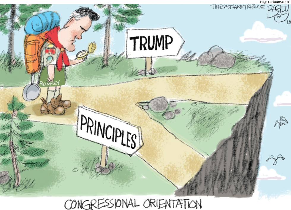  MITT'S MORAL COMPASS by Pat Bagley