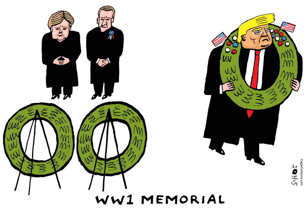 WW1 Memorial Trump