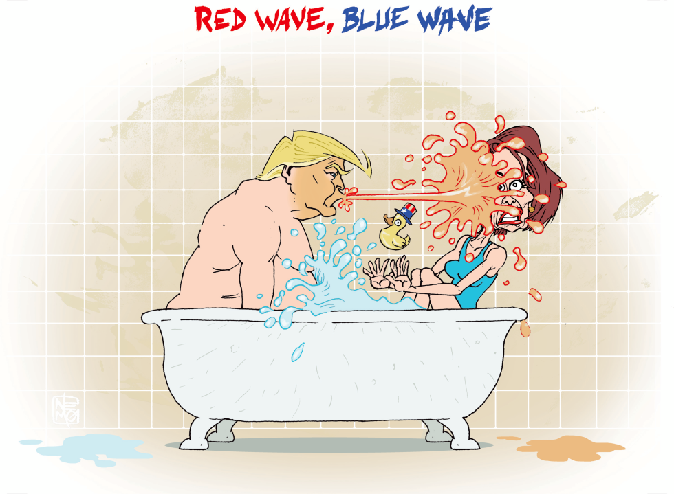 Blue Wave Red Wave