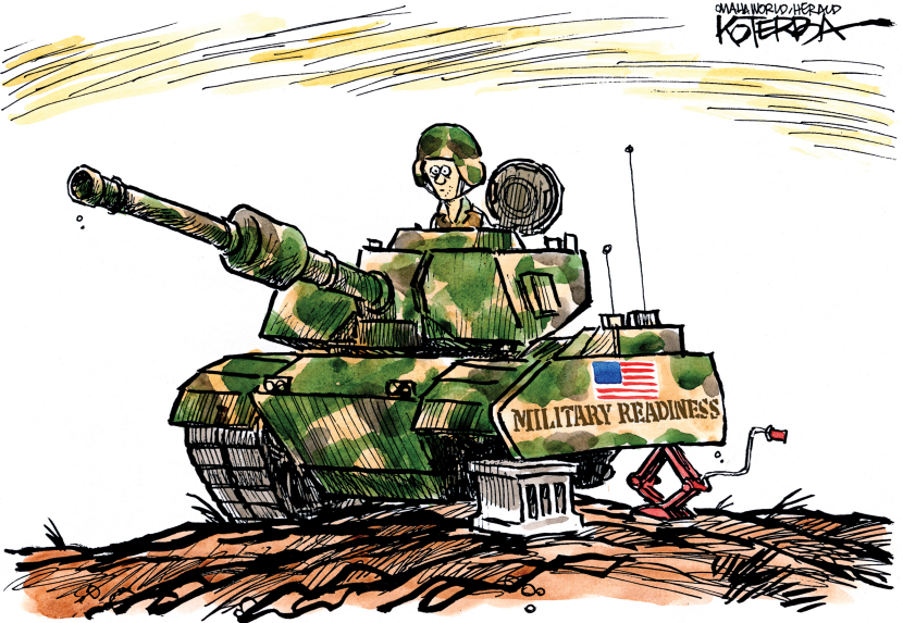 Troops at the Unready