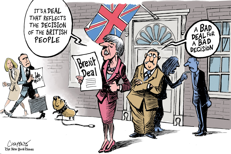  THERESA MAY’S BREXIT PLAN by Patrick Chappatte