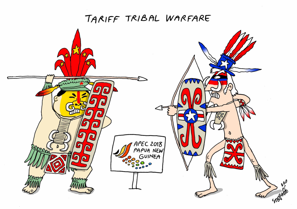Tariff tribal warfare between US and China