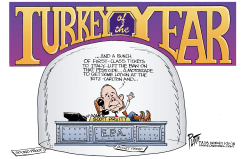 TURKEY OF THE YEAR by Bruce Plante