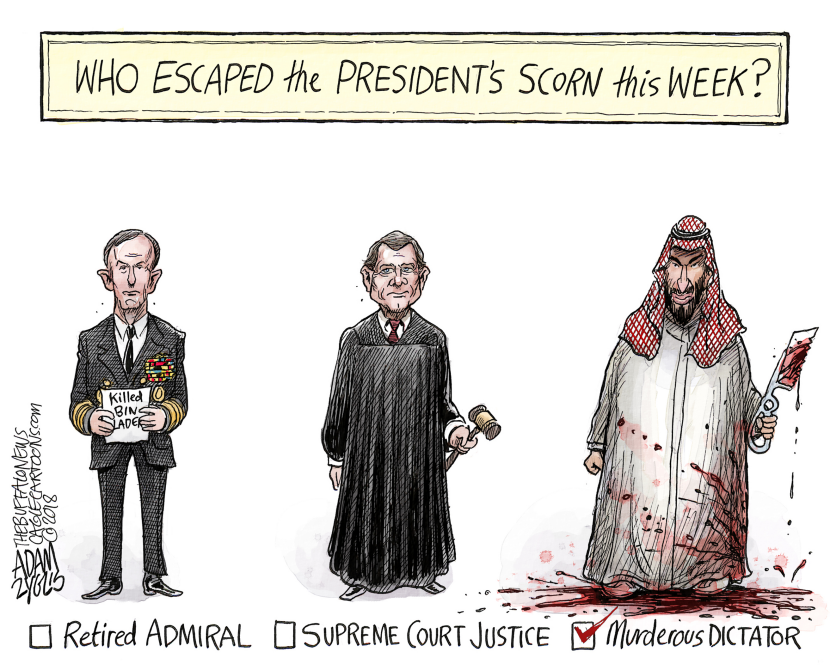 President's scorn