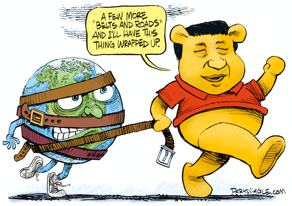  CHINA BELTS AND ROADS by Daryl Cagle