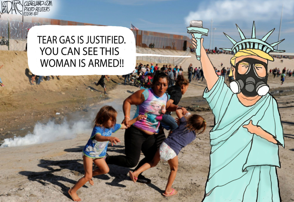 Trump Tear Gases Migrants