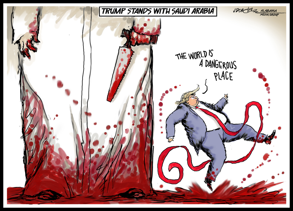 Trump Khashoggi Blood