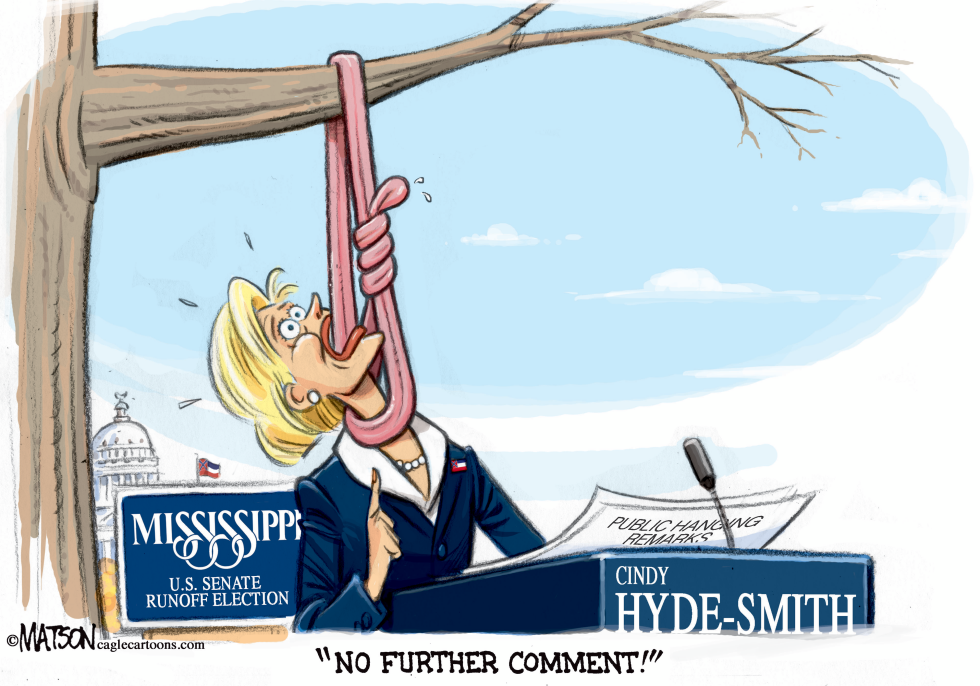 Cindy Hyde Smith is Tongue Tied Up on Election Day