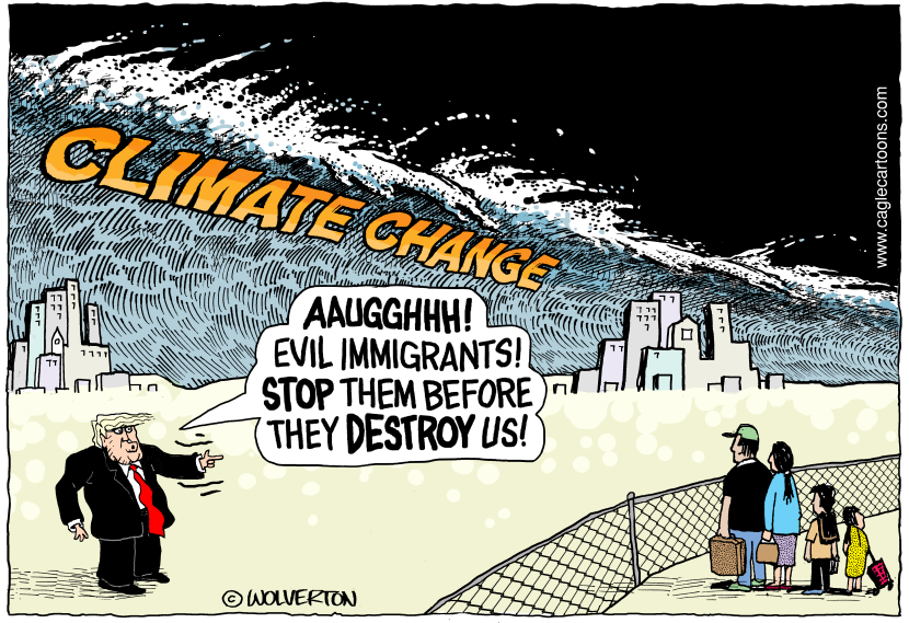 Evil Immigrants vs Climate Change