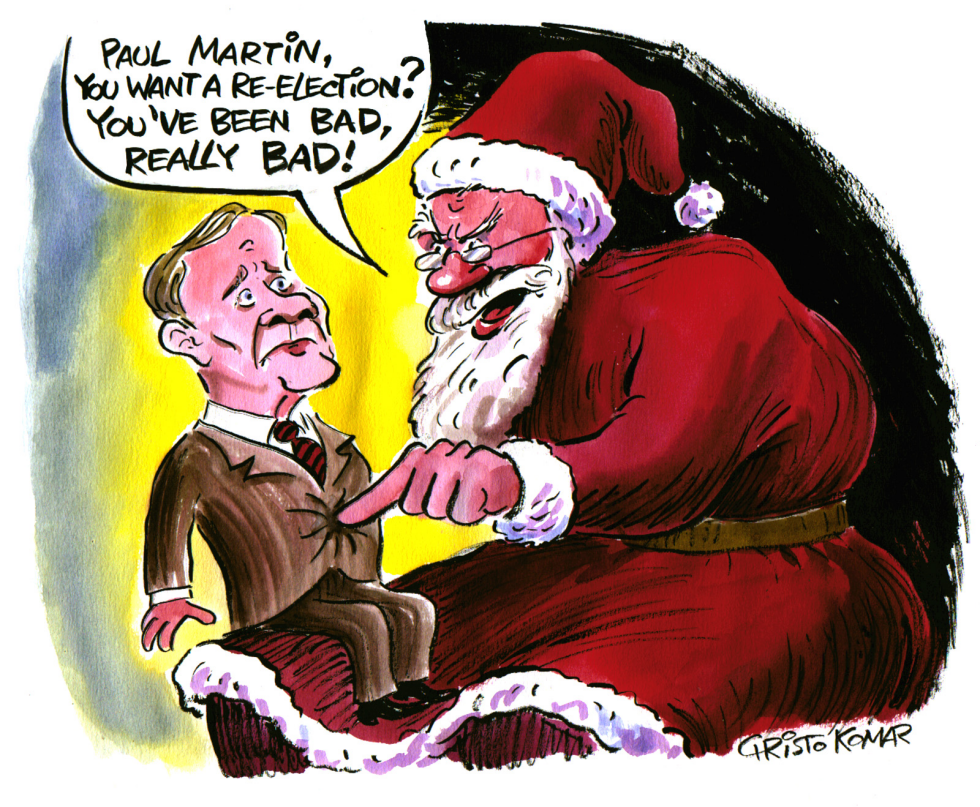 Santa in Canada - COLOR
