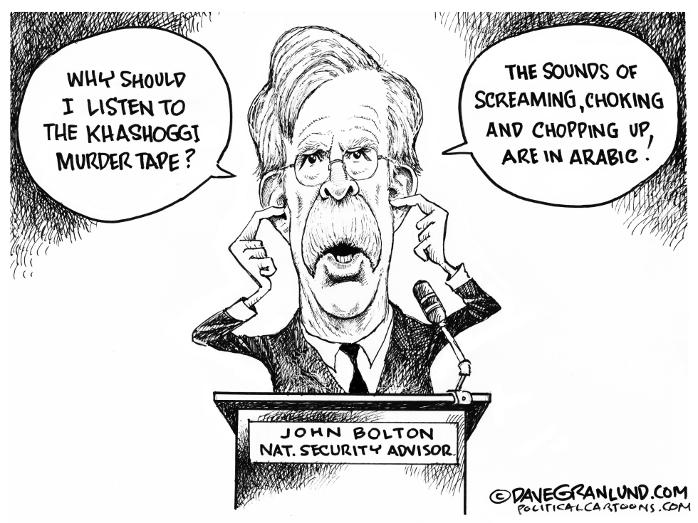Bolton and Khashoggi murder tape