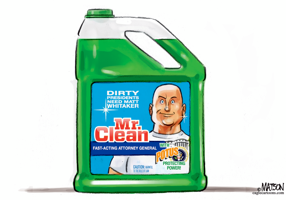 Matt Whitaker is Mr Clean