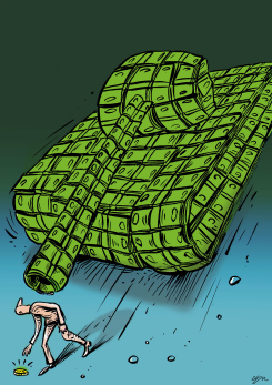 MONEY TANK by Oguz Gurel