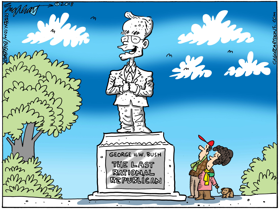  GEORGE H W BUSH by Bob Englehart