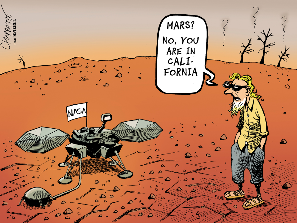  MARS MISSION by Patrick Chappatte