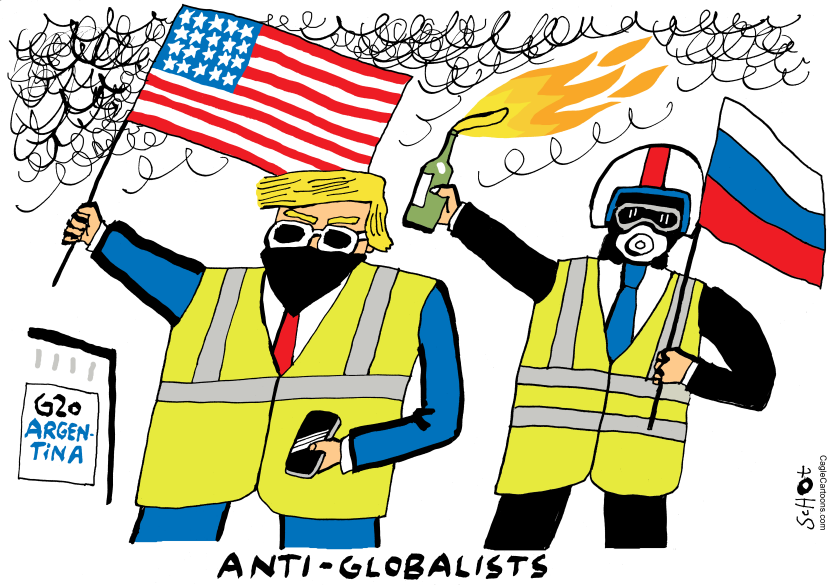 G20 Yellow vests and the antiglobalists