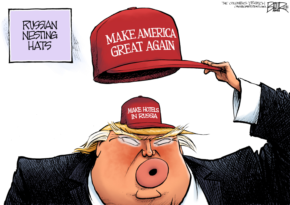  MAGA HATS by Nate Beeler