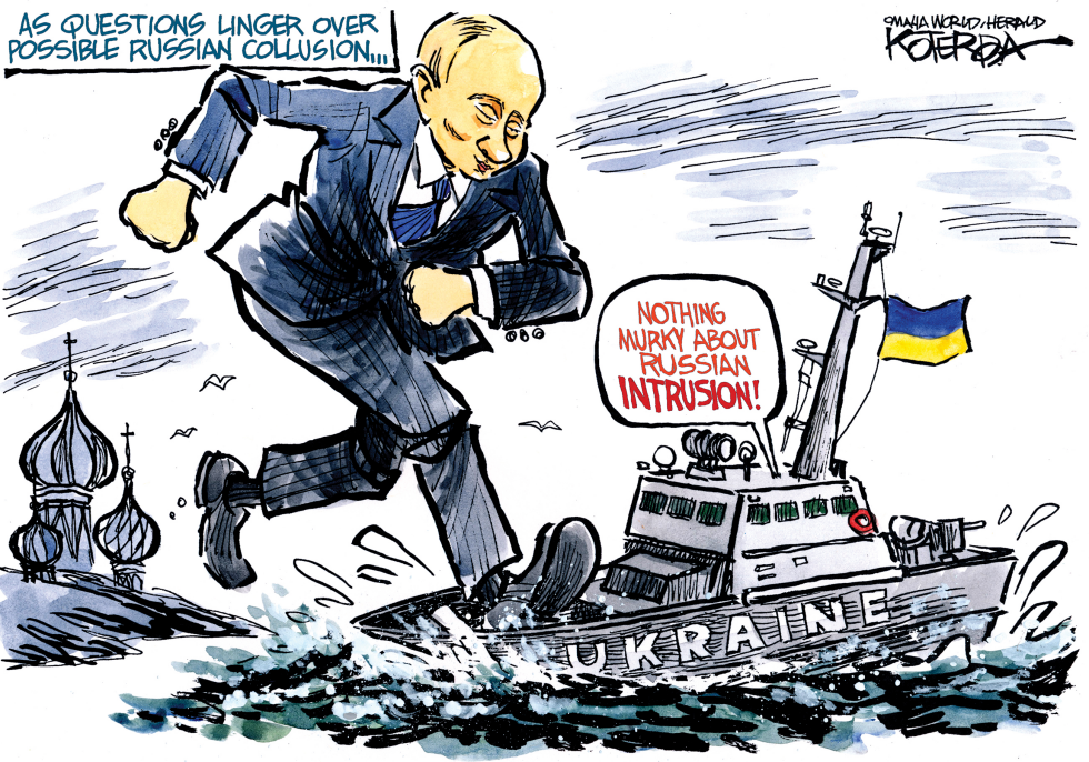  PUTIN OVERSTEPS by Jeff Koterba