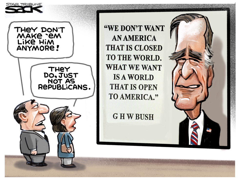  G H W BUSH by Steve Sack