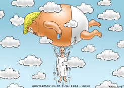 GEORGE H.W. BUSH by Marian Kamensky