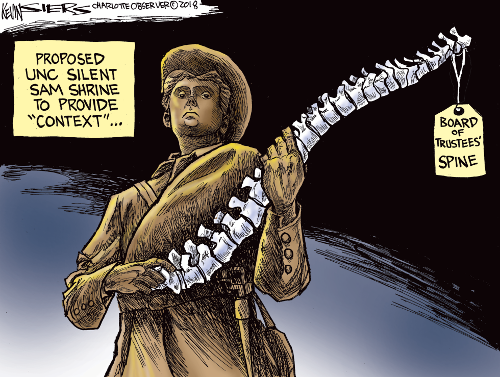 LOCAL NC UNC's Silent Sam Shrine