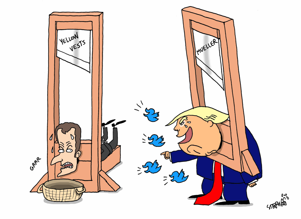 Tale of 2 guillotines