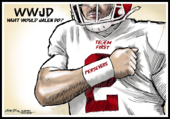 WWJD JALEN HURTS by J.D. Crowe