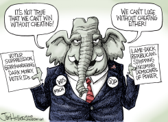 WISCONSIN CHEATING by Joe Heller