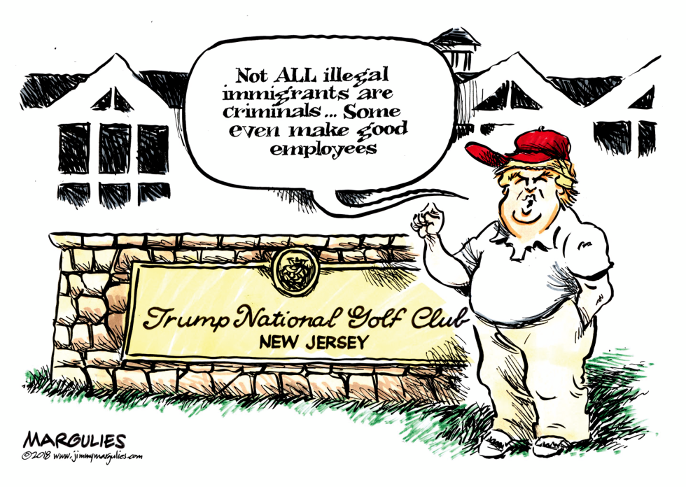 Trump employs illegals