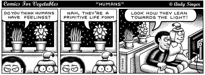 Comics for Veges on humans