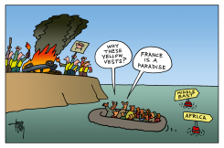 YELLOW VESTS by Arend Van Dam
