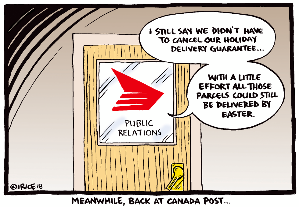 Meanwhile Back At Canada Post